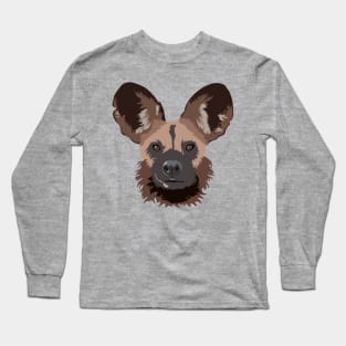 African hunting dog Long Sleeve T-Shirt